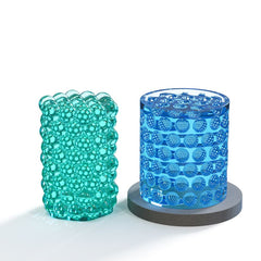 3D Cylinder Candle Mold Silicone DIY Candle Making Mould Soap Resin Mold