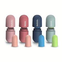 2pcs Soft Soundproof Earplugs for Students Travel and Office Use
