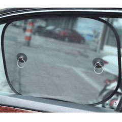 2pcs Car Sun Shade UV Protection Suction Cup Sunshade Heat Insulation
