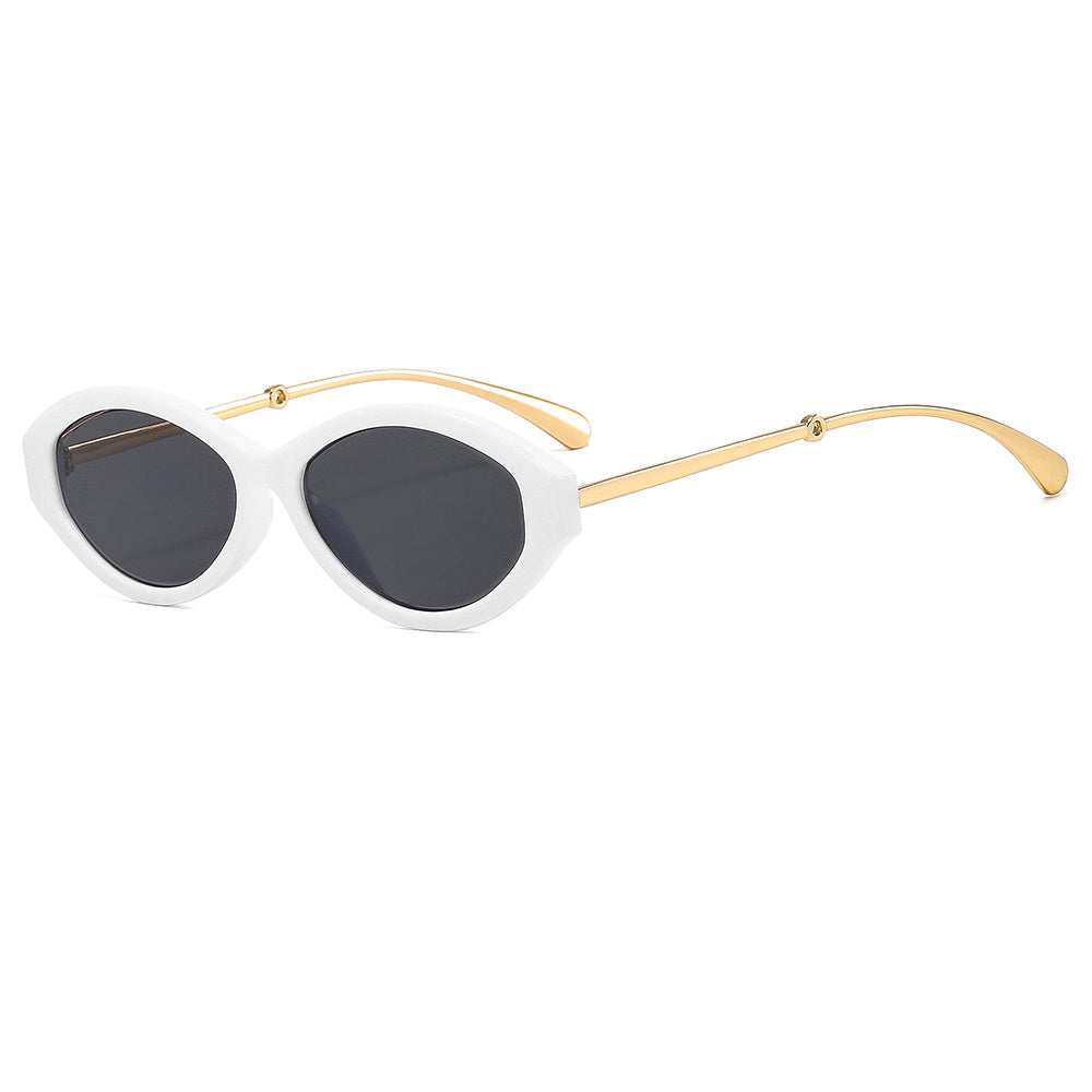 Oval Sunglasses Hiphop Polarized Gradient Glasses UV400