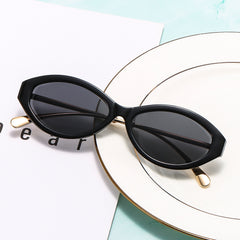 Oval Sunglasses Hiphop Polarized Gradient Glasses UV400