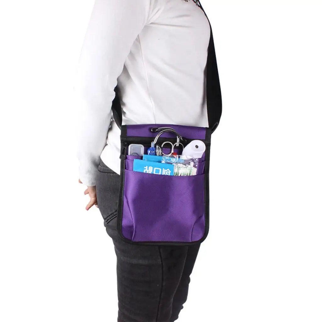 Durable Nurse Storage Bag with Multiple Pockets