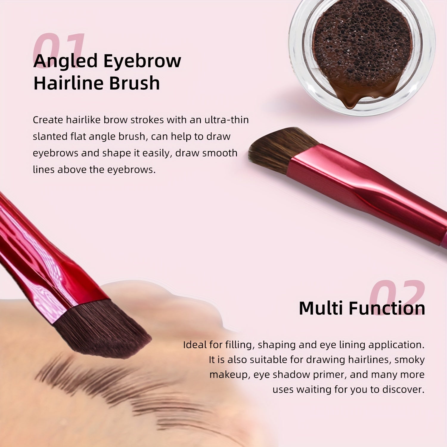 Eyebrow Brush and Gel Set: Define and Shade Brows