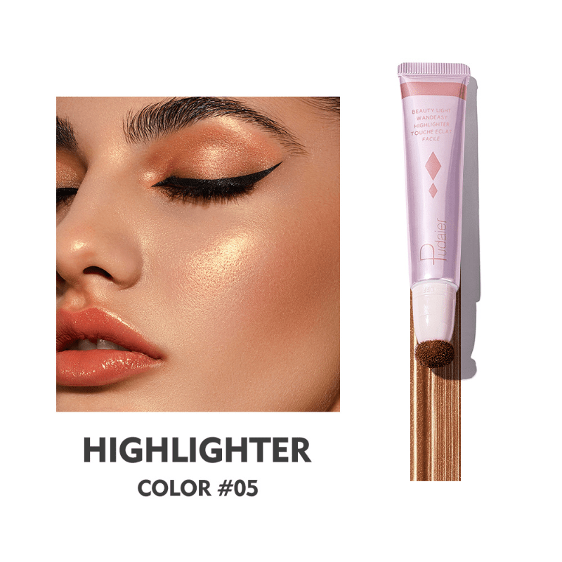 Creamy Highlighter Blush Stick in Orange Peach