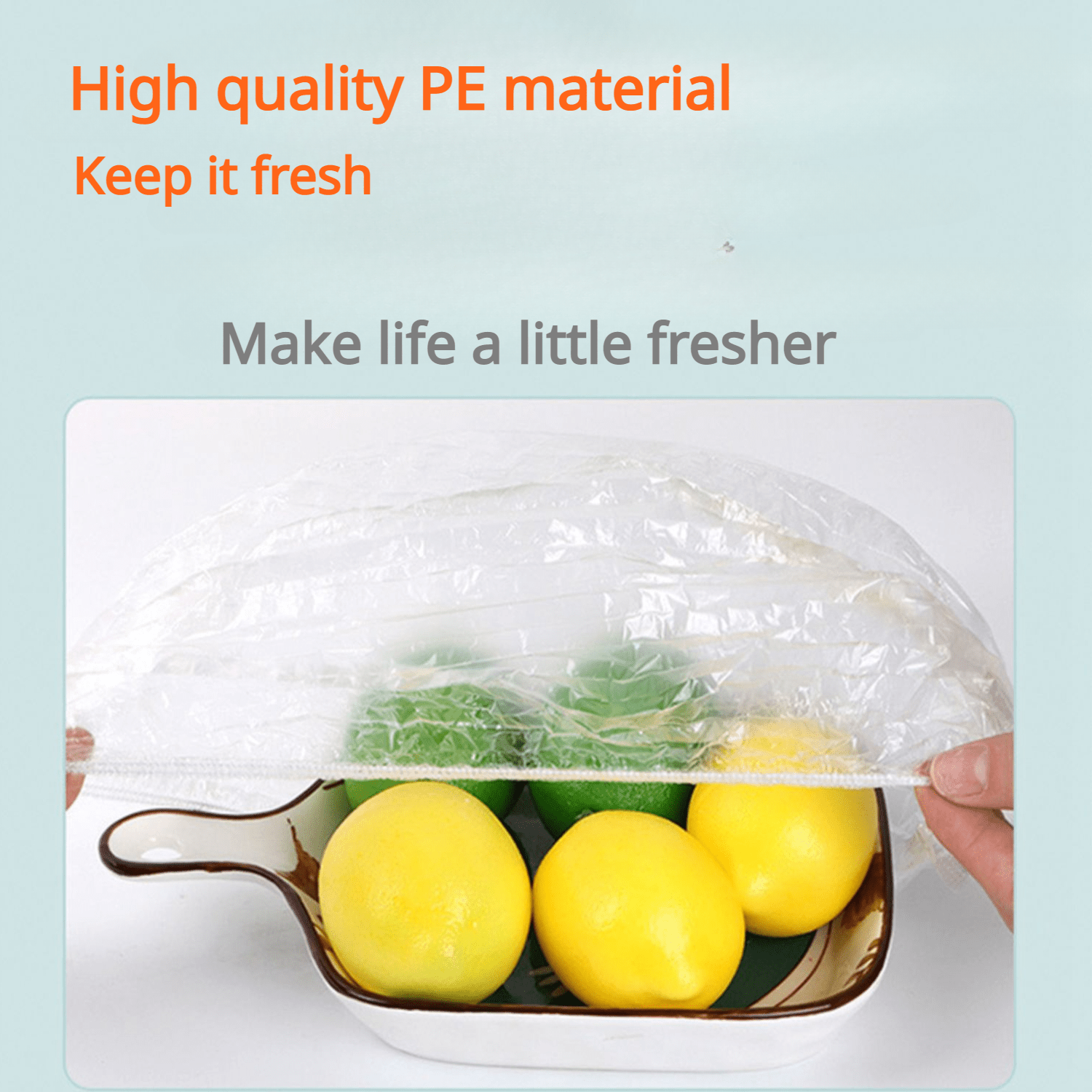 Disposable Plastic Cling Film Covers Stretch Plastic Wrap Bowl Cover