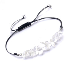 Natural Gems Chip Stone Bracelet Chakra Set Energy TUMBLED Yogo Bracelets