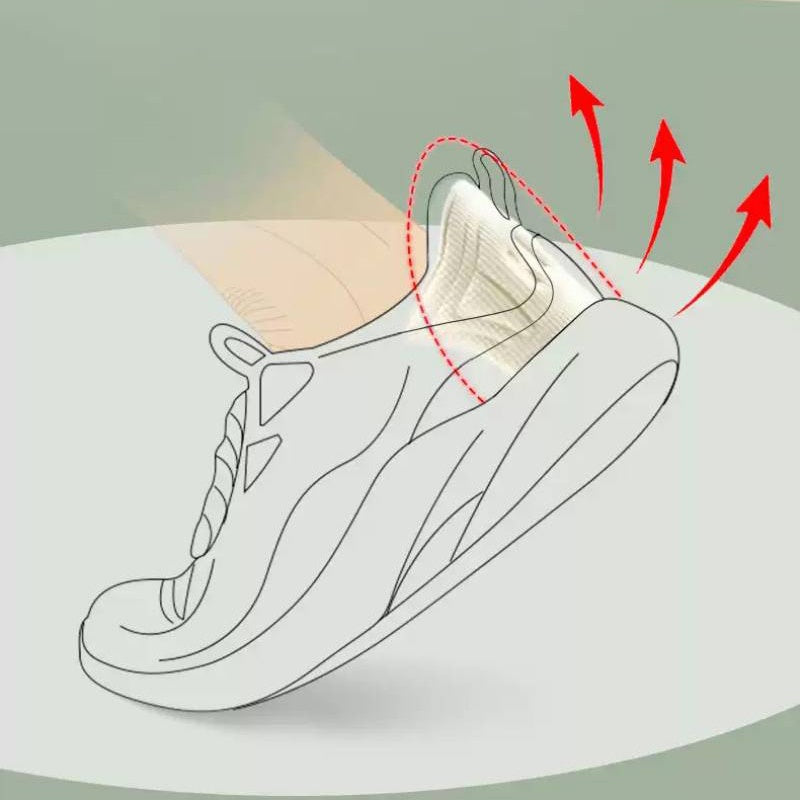 2pcs Heel Insoles Patch Heel Pads Antiwear Feet Pad Cushion Insert