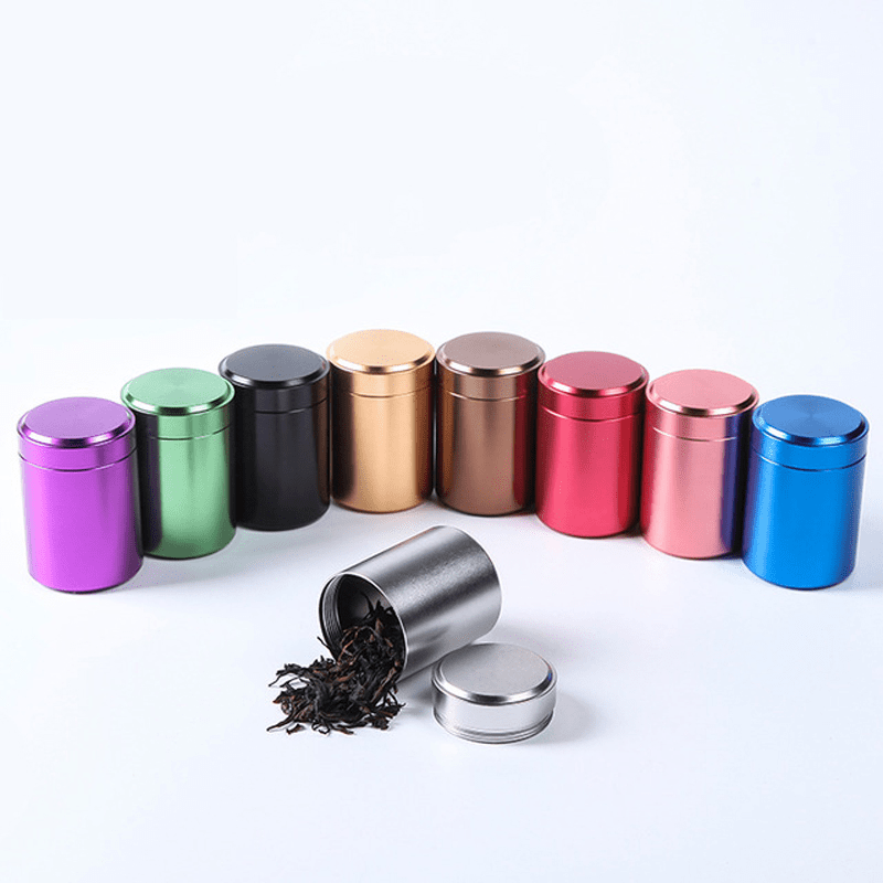 Mini Metal Box Jewelry Storage Stainless Steel Tea Can Small Portable Container