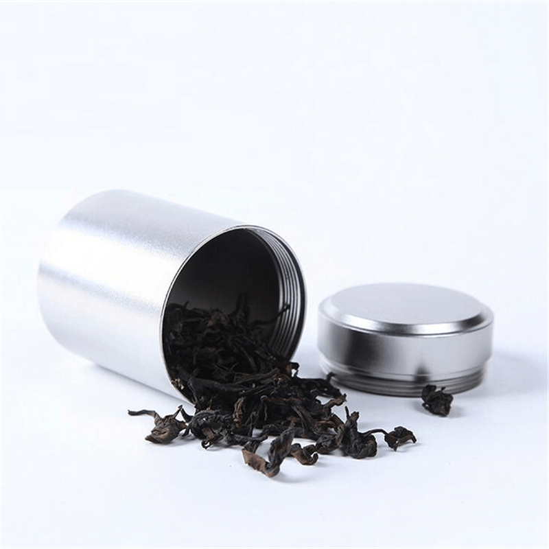 Mini Metal Box Jewelry Storage Stainless Steel Tea Can Small Portable Container