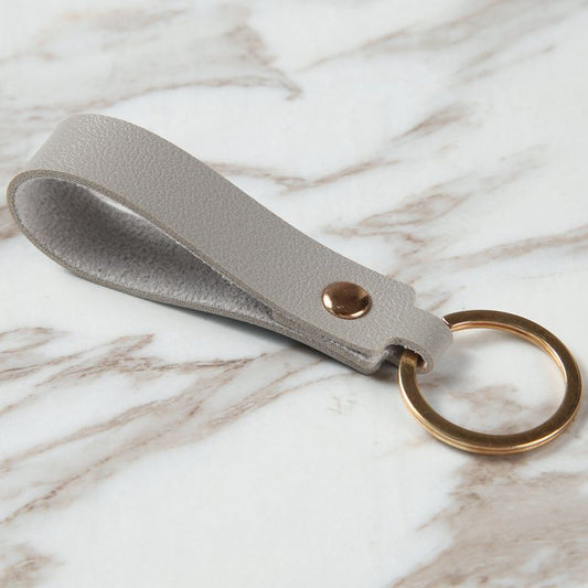 Men's PU Leather Key Chain Metal Key Ring Pendant