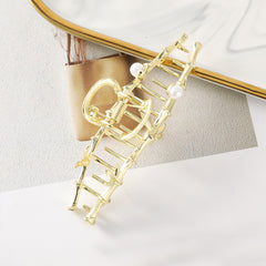 Chinese Style Pearl Hair Claw Accessory