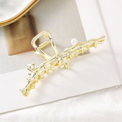 Chinese Style Pearl Hair Claw Accessory