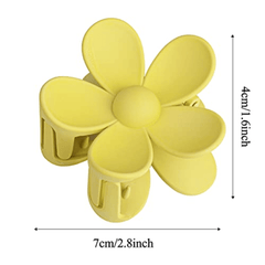 Flower Hair Claw Clip Nonslip Ponytail Holder Women Girls Hair Accessories