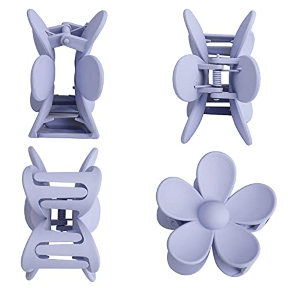Flower Hair Claw Clip Nonslip Ponytail Holder Women Girls Hair Accessories