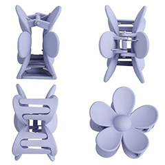 Flower Hair Claw Clip Nonslip Ponytail Holder Women Girls Hair Accessories