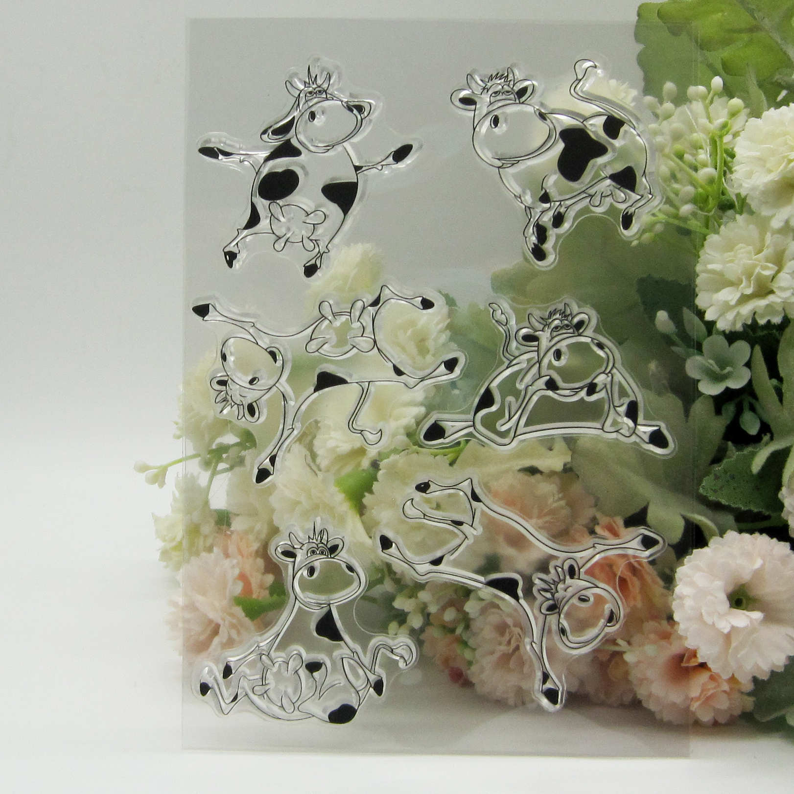 1pc Ox And Horse Clear Stamps Metal Cutting Die for DIY Scrapbooking