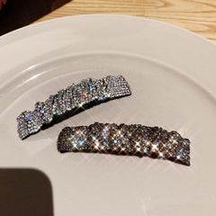 Rectangle Rhinestone Hair Clip for Women Girls