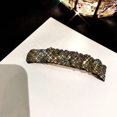 Rectangle Rhinestone Hair Clip for Women Girls