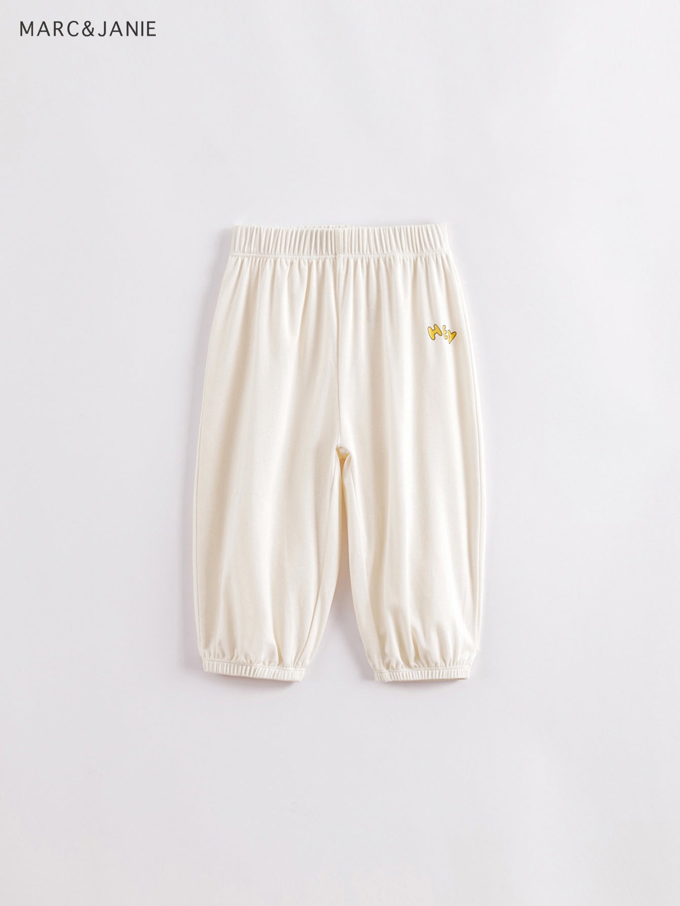 Girls Elastic Summer Cotton Trousers, Assorted Colors Kids Cuff Pants
