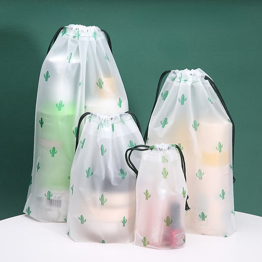 5pcs Travel Shoe & Sock Storage Bag Drawstring Pouch for Home, Outdoor, Camping