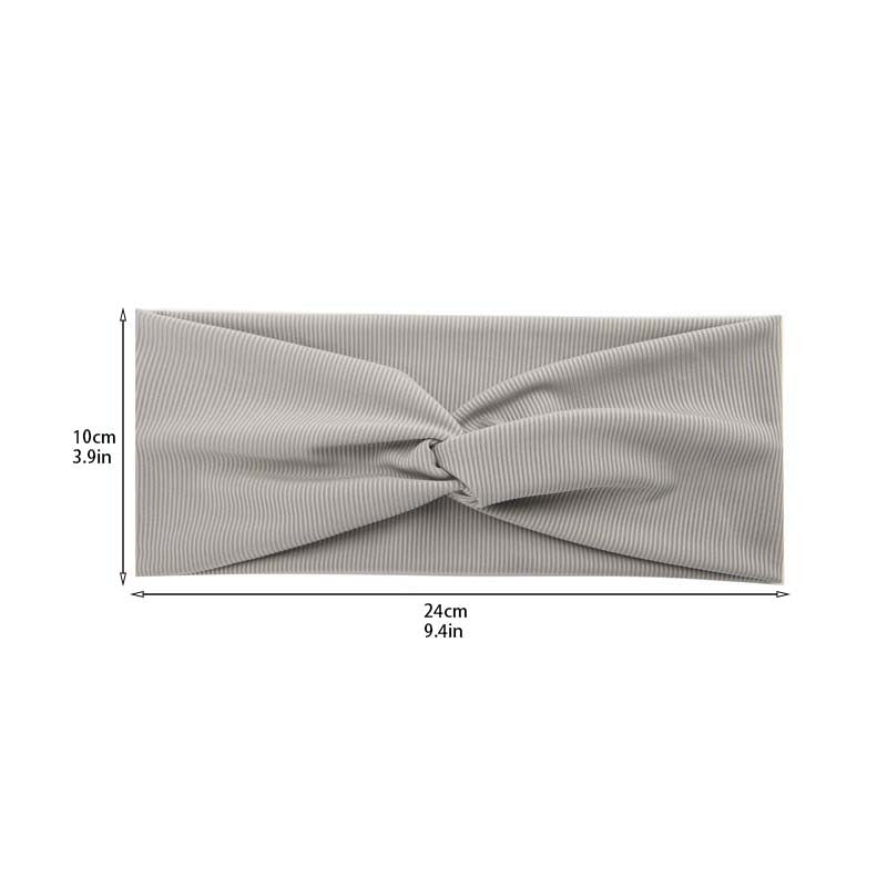 Solid Stretch Headband Cross Knot Hair Band Hair Accessories