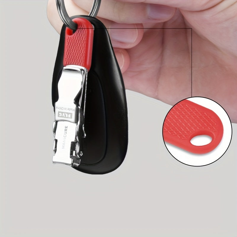 Portable Folding Nail Clippers Keychain Pedicure Tool