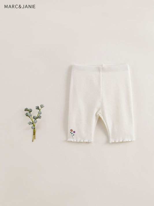 Girls Breathable Leggings Kids Summer Stretch Knitted Leggings