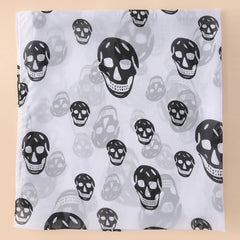 Punk Skull Print Scarf & Shawl Casual Windproof Head Wrap Sunscreen