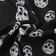 Punk Skull Print Scarf & Shawl Casual Windproof Head Wrap Sunscreen