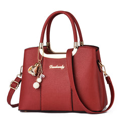 Letter Decor Tote Satchel Bag Classic Shoulder Bag Women's Work Bag