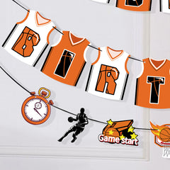 17pcs Basketball Themed Boy Kids Party Decorations Set