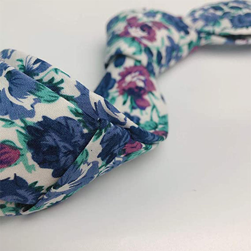 Printed Floral Neck Tie Skinny Tie For Weddings Groom