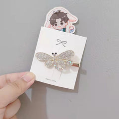 Rhinestone Barrette Hair Clip Set for Women Girls