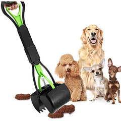 Long Handled Pet Poop Picker for Dogs and Cats - Easy Waste Disposal