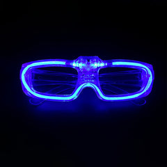 LED Glasses Lighting Eyeglasses Square Shape Party Eyewear