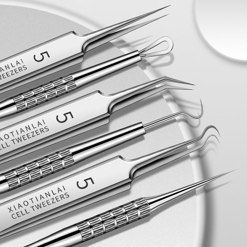 3-Piece Blackhead Remover Tweezers Set