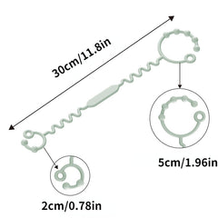 Adjustable Stroller Strap for Toys - Keep Bottles and Sippy Cups Off Floor