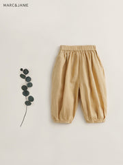 Kids Baggy Linen Lantern Pants