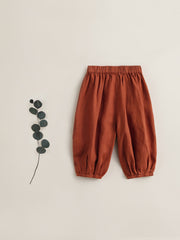 Kids Baggy Linen Lantern Pants