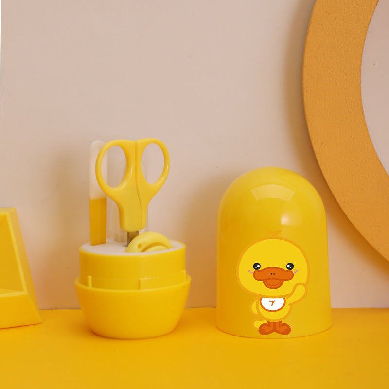 Animal Cartoon Baby Nail Clippers Set Baby Nail Care Barrel Nail Clippers