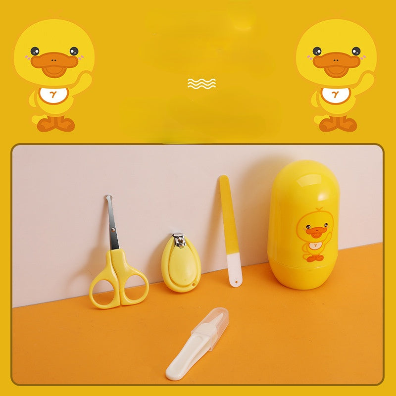 Animal Cartoon Baby Nail Clippers Set Baby Nail Care Barrel Nail Clippers