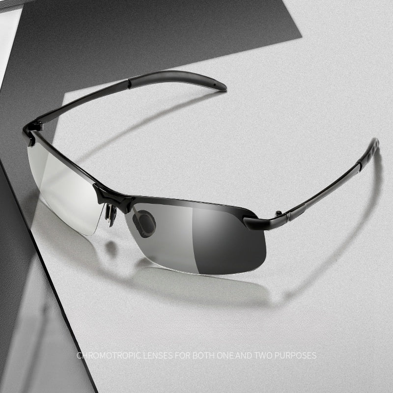 Men's Photochromic Driving Sunglasses with Case