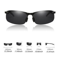 Men's Photochromic Driving Sunglasses with Case