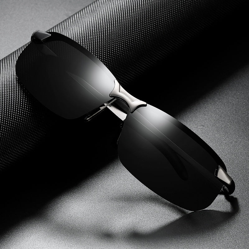 Men's Photochromic Driving Sunglasses with Case