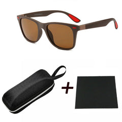 Polarized Sunglasses Men Women Oversized Glasses with Case
