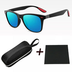 Polarized Sunglasses Men Women Oversized Glasses with Case
