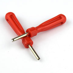 Tire Valve Core Removal Tool - Wrench Spanner and Screwdriver