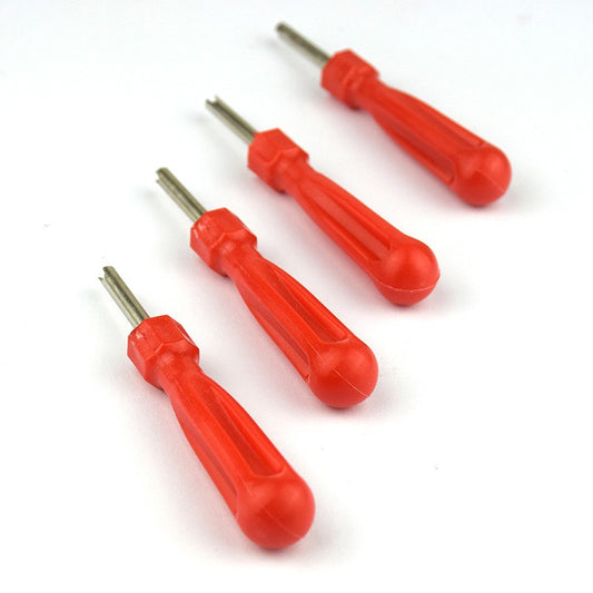 Tire Valve Core Removal Tool - Wrench Spanner and Screwdriver
