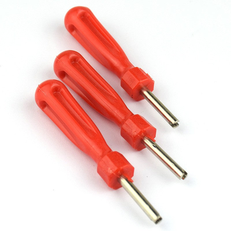 Tire Valve Core Removal Tool - Wrench Spanner and Screwdriver