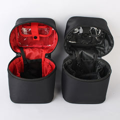Stylish Bucket Cosmetic Bag with Zipper